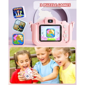 Kikapabi Unicorn Kids Camera for Creative Kids