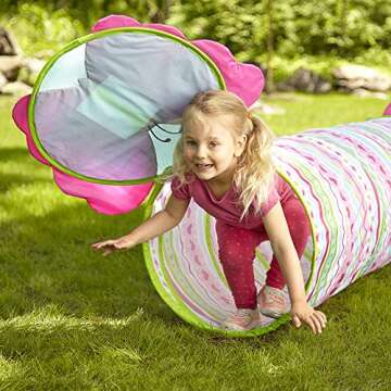 Melissa & Doug Sunny Patch Cutie Pie Butterfly Tunnel (almost 5' long)