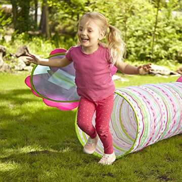Melissa & Doug Sunny Patch Cutie Pie Butterfly Tunnel (almost 5' long)