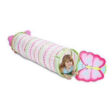 Melissa & Doug Sunny Patch Cutie Pie Butterfly Tunnel (almost 5' long)
