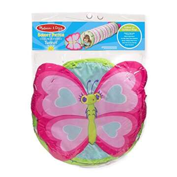 Melissa & Doug Sunny Patch Cutie Pie Butterfly Tunnel (almost 5' long)