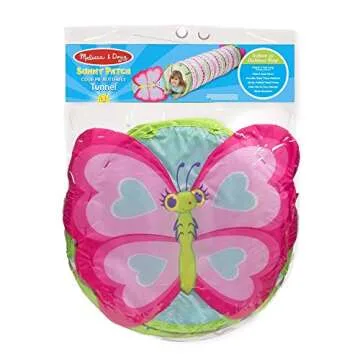 Melissa & Doug Sunny Patch Cutie Pie Butterfly Tunnel (almost 5' long)