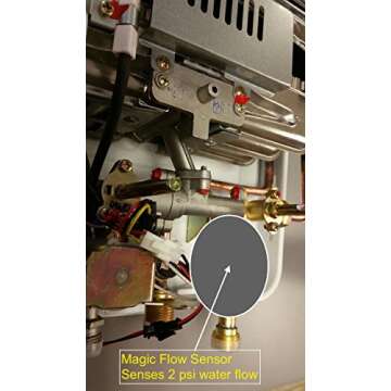 EXCEL TANKLESS GAS WATER HEATER Vent Free (LOW WATER PRESSURE STARTUP) 1.6 GPM PROPANE LPG