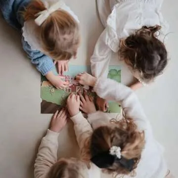 mushie Reusable Sticker Book Set (Farm) | 100+ Removable Puffy Stickers | Arts & Crafts Activity for Kids | Ages 3+