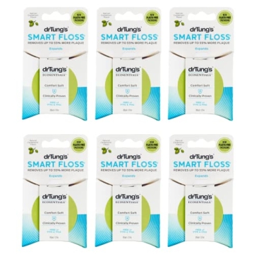 DrTung's Smart Floss - Natural, Expanding Dental Floss, Eco-friendly & Flavorful