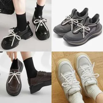 Trendy Pearl Bow Shoe Charms for Stylish Footwear