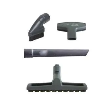 SEBO 9687AM Airbelt K3 Canister Vacuum with ET-1 Powerhead and Parquet Brush, Red - Corded