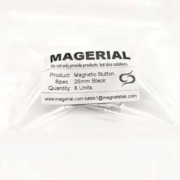 41L Magnetic Coat Buttons for Easy Fastening and Style