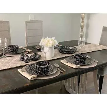 Handmade Mexican Pottery Plates Set of 2 - Unique Dinnerware