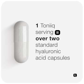 Ultra High Purity Toniiq Hyaluronic Acid Capsules 275mg