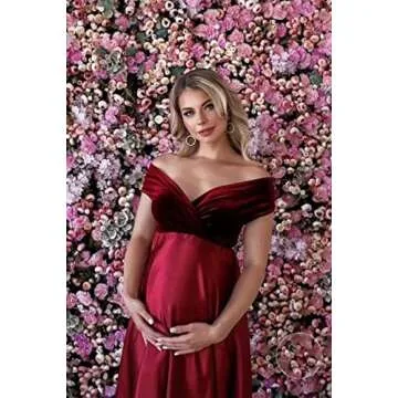 Elegant Molisa Tulle Robe for Maternity Photoshoots