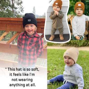 FURTALK Warm Baby Beanie Knitted Hats for Boys and Girls