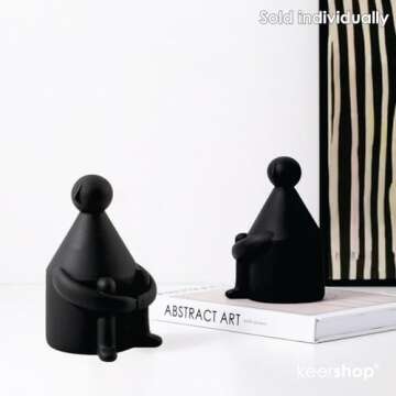 KeerShop Home Decor Accents, Aesthetic Shelf Decor, Coffee Table Books Decor, Bookshelf Neutral Decor, Japandi Modern Decorative Object, Entryway Table Decor, Boho Living Room Decor