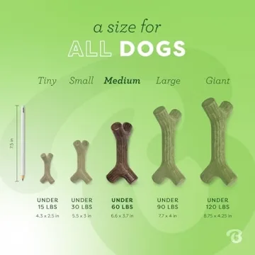 Benebone Bacon Stick Durable Dog Chew Toy for Aggressive Chewers