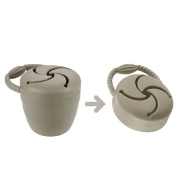 PandaEar Collapsible Toddler Snack Cups for Safe Snacking