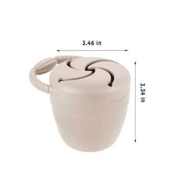 PandaEar Collapsible Toddler Snack Cups for Safe Snacking