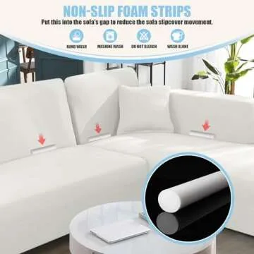 Stretchy L Shape Sofa Covers for Pets and Kids