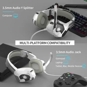 PHOINIKAS Gaming Headset for Immersive Gaming Experience
