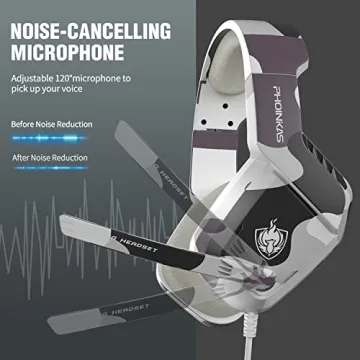 PHOINIKAS Gaming Headset for Immersive Gaming Experience