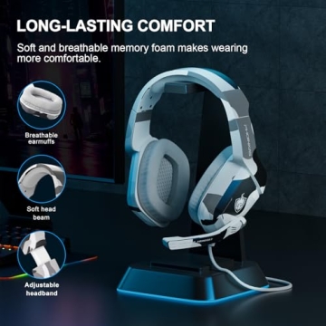PHOINIKAS Gaming Headset for Immersive Gaming Experience