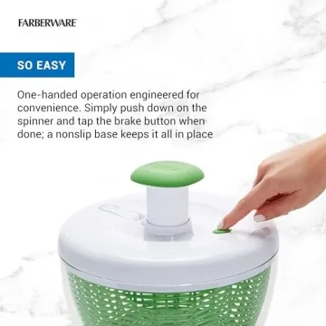 Farberware 3.16 Quart Small Salad Spinner with Bowl