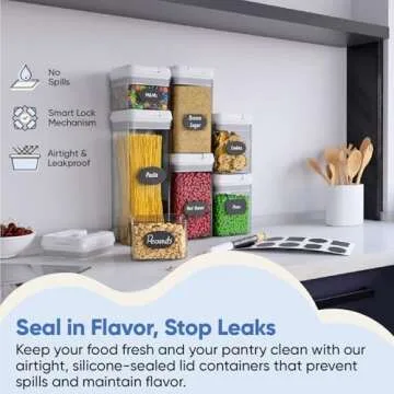 Chef's Path Storage Containers - Perfect for Pantry Organization
