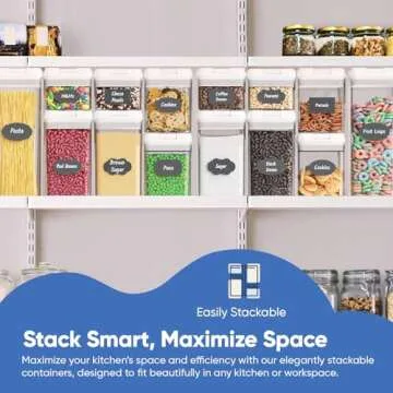 Chef's Path Storage Containers - Perfect for Pantry Organization