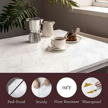 Marble Peel and Stick Wallpaper - Elegant Home Upgrade