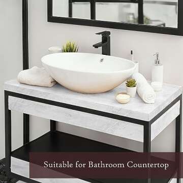 Marble Peel and Stick Wallpaper (24" x 118", High-Gloss, White, 2-Pack) Self-Adhesive Renter Friendly Contact Paper Removable Waterproof Vinyl Faux Granite Décor for Furniture Upcycling