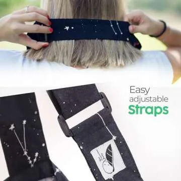 San Francisco Baby Nursing Cover, Breathable 360° Nursing Cover Up, Privacy Breastfeeding Blanket - Premium Black