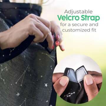 San Francisco Baby Nursing Cover, Breathable 360° Nursing Cover Up, Privacy Breastfeeding Blanket - Premium Black