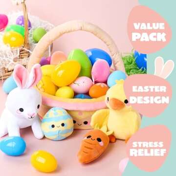 JOYIN Easter Basket Plush Playset – Perfect for Kids!