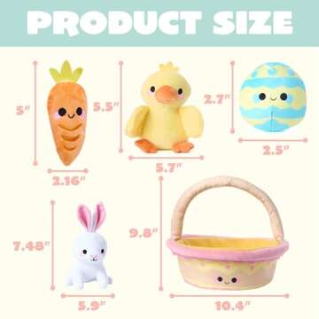 JOYIN Easter Basket Plush Playset – Perfect for Kids!