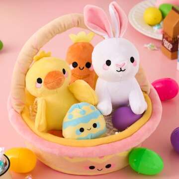 JOYIN Easter Basket Plush Playset – Perfect for Kids!