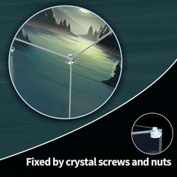 NAOCARD Acrylic Display Case for Lego Harry Potter Hogwarts Castle and Grounds 76419 Building Set, Dustproof Display Box for Harry Potter Playset, Perfect Display Model (Box Only ,Model NOT Included)…