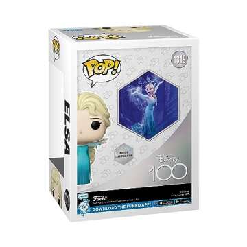 Funko POP! Disney: Disney 100 - Elsa - Collectable Vinyl Figure - Gift Idea - Official Merchandise - for Kids & Adults - Movies Fans - Model Figure for Collectors and Display