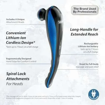 Wahl Deep Tissue Cordless Percussion Massager - Model 4232