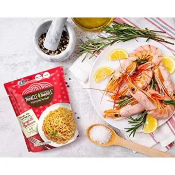 Miracle Noodle Spaghetti Marinara Konjac Shirataki Noodles - Ready To Eat, Keto, Paleo, Vegan, Gluten & Soy Free, Low in Carbs & Calories, 10 Oz, 6-Pack