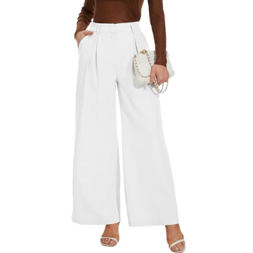 KICZOY High Waist Wide Leg Palazzo Pants for Women