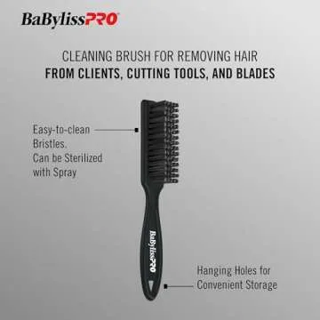 BaBylissPRO Fade Brush Compact for Professional Barbers