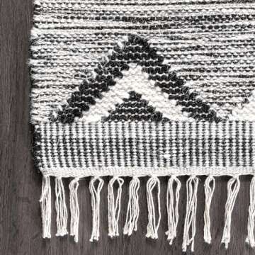 nuLOOM 100% Wool Moroccan Runner Rug - Stylish and Durable