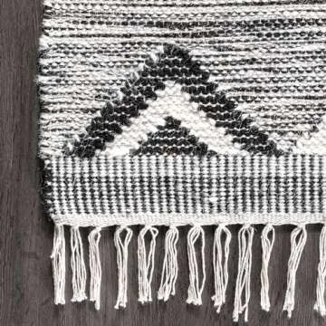 nuLOOM 100% Wool Moroccan Runner Rug - Stylish and Durable