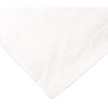 Pinzon Hotel Stitch Egyptian Cotton Duvet Cover King Size White Aqua