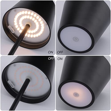 Ralbay Rechargeable LED Portable Outdoor Dining Table Lamps