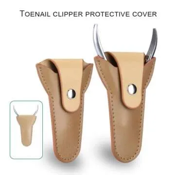 Podiatrist Nail Clippers, Professional Thick & Ingrown Toenail Clippers for Men & Seniors,Pedicure Clippers Toenail Cutters, Super Sharp Curved Blade Grooming Tool