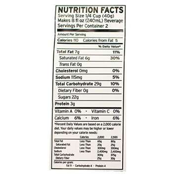 The Frozen Bean, Hot Chocolate Frappe Mix, Blended Drink, Milkshake Mix, Caffeine Free, Enjoy Hot or Cold, Certified Kosher, Halal, Gluten Free, 12 Packets, 2.8oz each