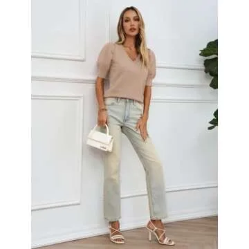 Stylish Women's Puff Sleeve Sweater Top for All Occasions