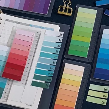 Tvoip 900 Pieces Colored Page Markers for Efficient Note-Taking