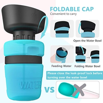 Pet Water Bottle: 2 in 1 Hydration Solution for Dogs