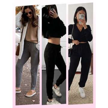 Showitty 3 Pack Joggers in Plus Sizes for Women